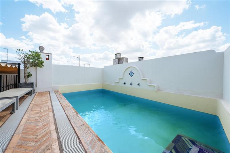 Casa Palacio Sxviii Con Piscina En Centro Historico De Sevilla Екстер'єр фото